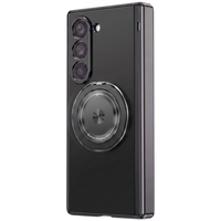 Axon M2 — Hinge Cover Case with Rotating Metal Ring for Galaxy Z Fold 8 Ultra, 8, 7, 6, 5