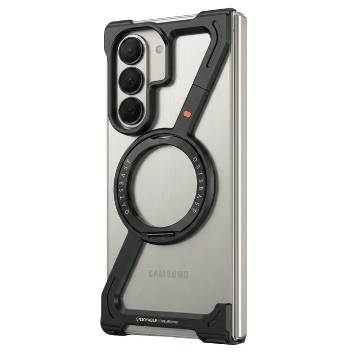 Halo M1 aluminium MagSafe magnetic case with rotating ring for Galaxy Z Fold 7