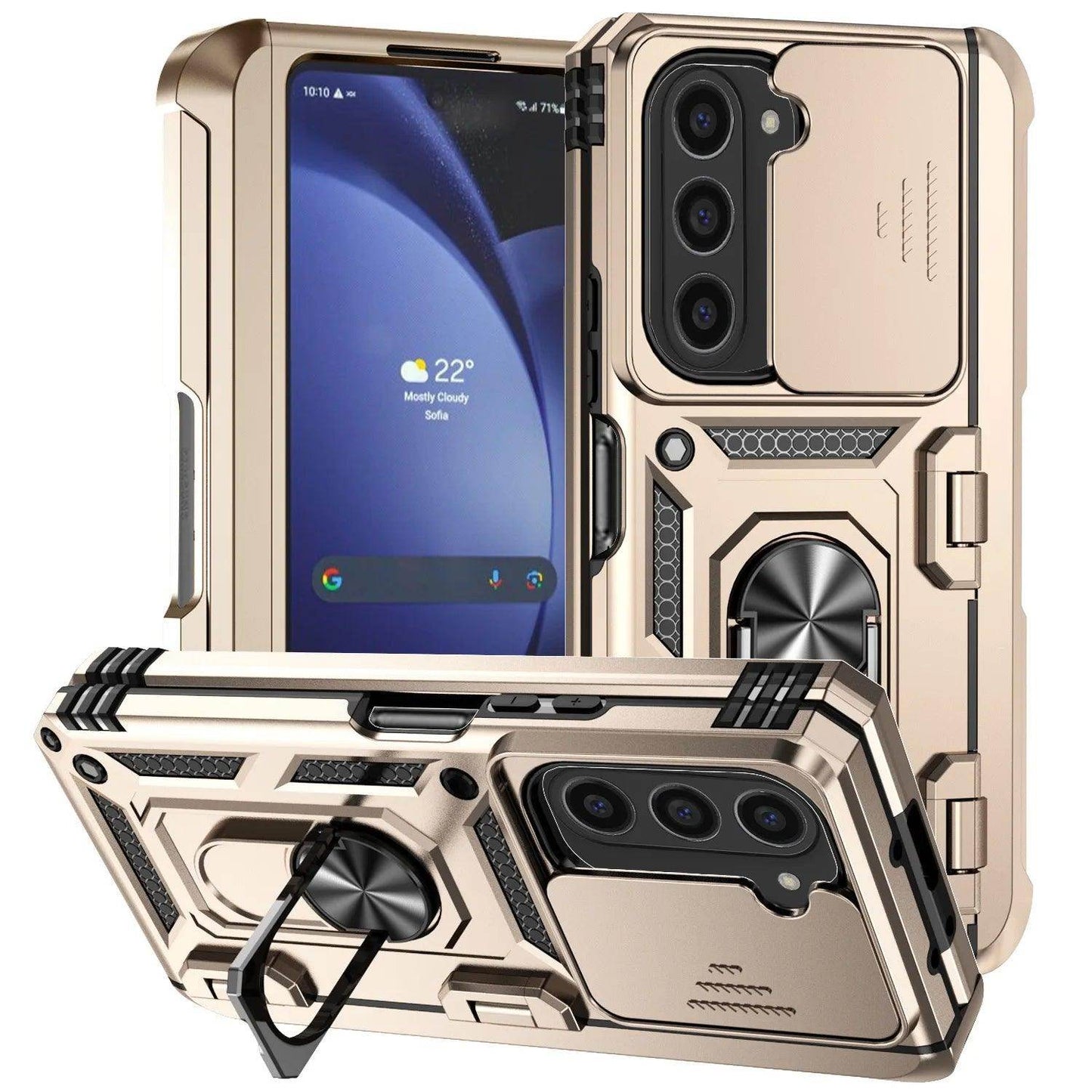 Military Shock Resistant Ring Holder For Samsung Galaxy Z Fold Series - FoldifyCase