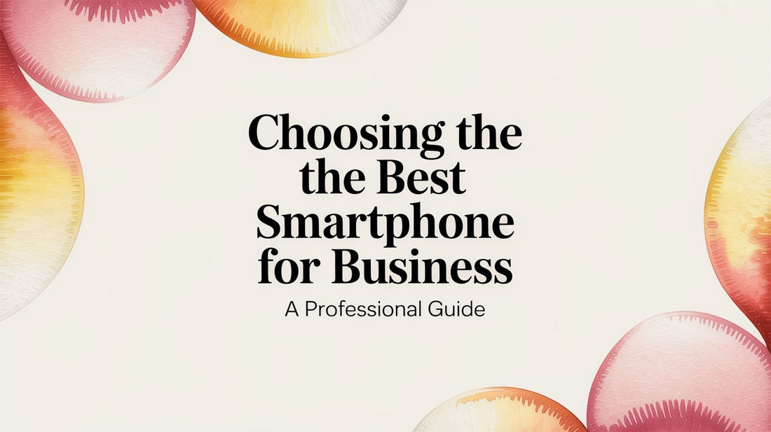 Choosing the Best Smartphone for Business A Professional Guide