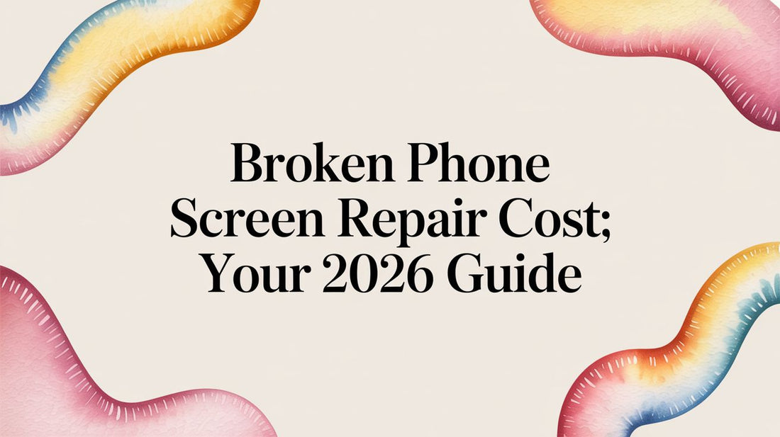 Broken Phone Screen Repair Cost: Your 2026 Guide