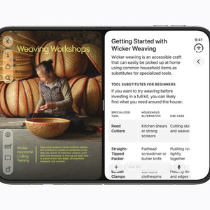 Apple iPhone Duo open, running two apps side by side on the 7.6-inch inner display, official Apple product image