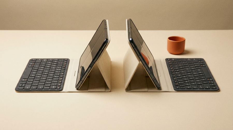 Scribe K1 vs Folio K1: Quale custodia con tastiera wireless per Galaxy Z Fold vince?