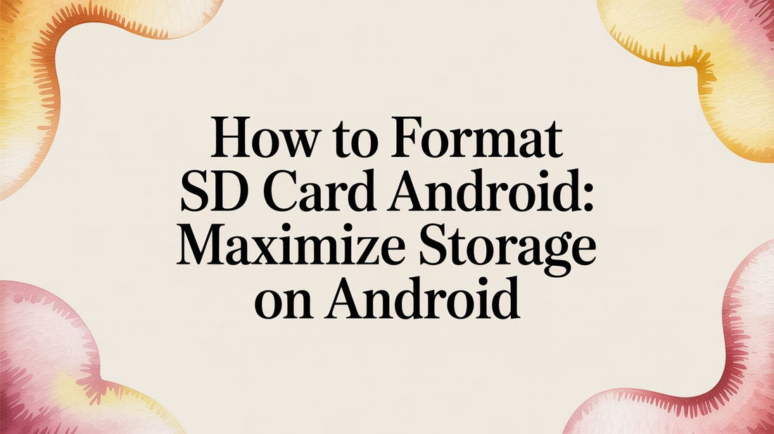 How to format sd card android: Maximize Storage on Android