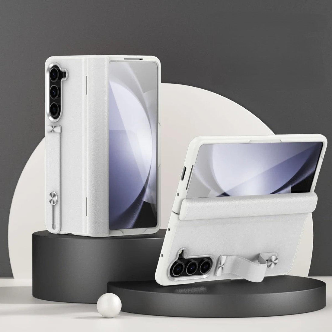 Secure, Versatile, Protected: Elevate Your Z Fold with the Wrist Strap Stand Hinge Protector - FoldifyCase