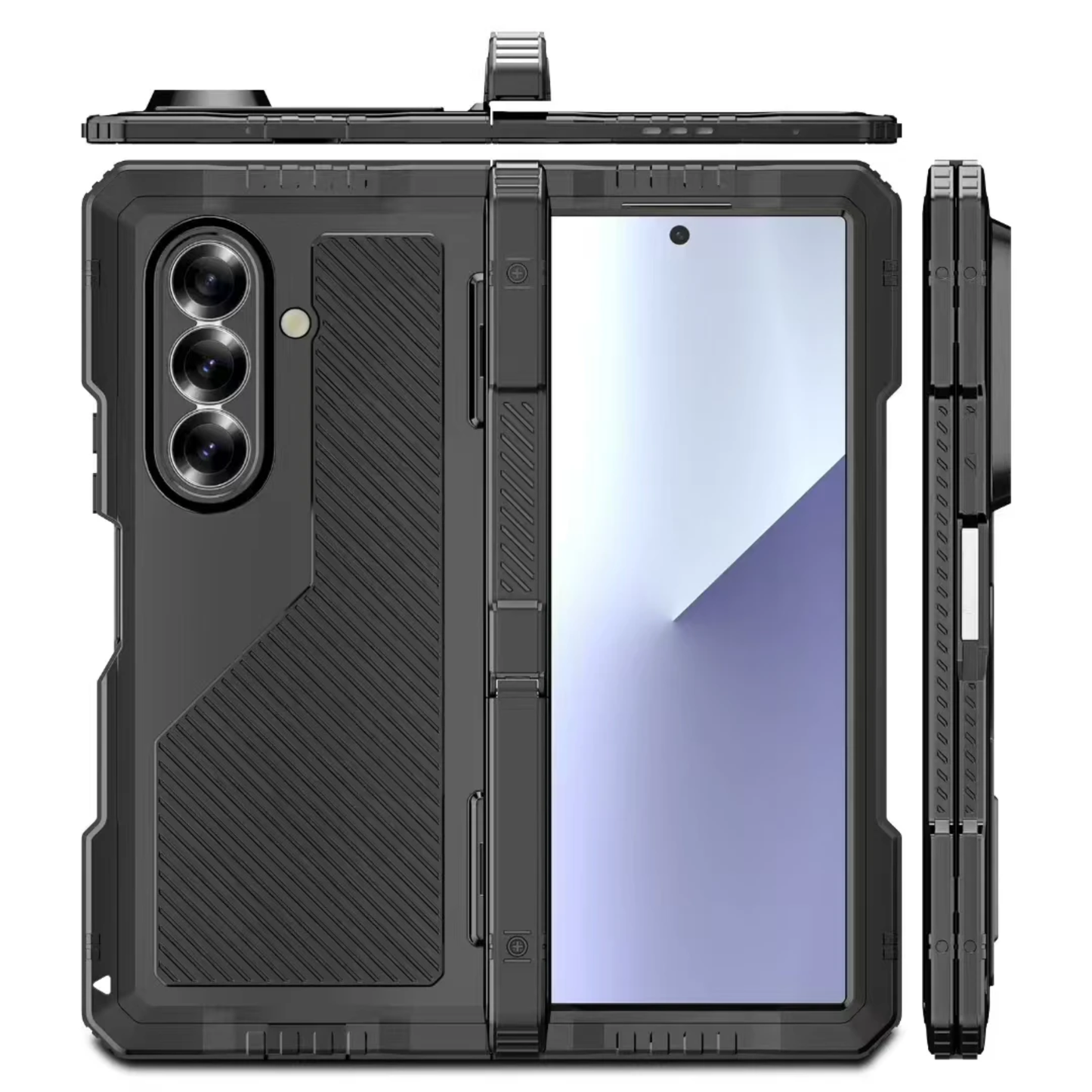 Heavy Duty Metal Phone Case For Samsung Galaxy Z Fold Series
