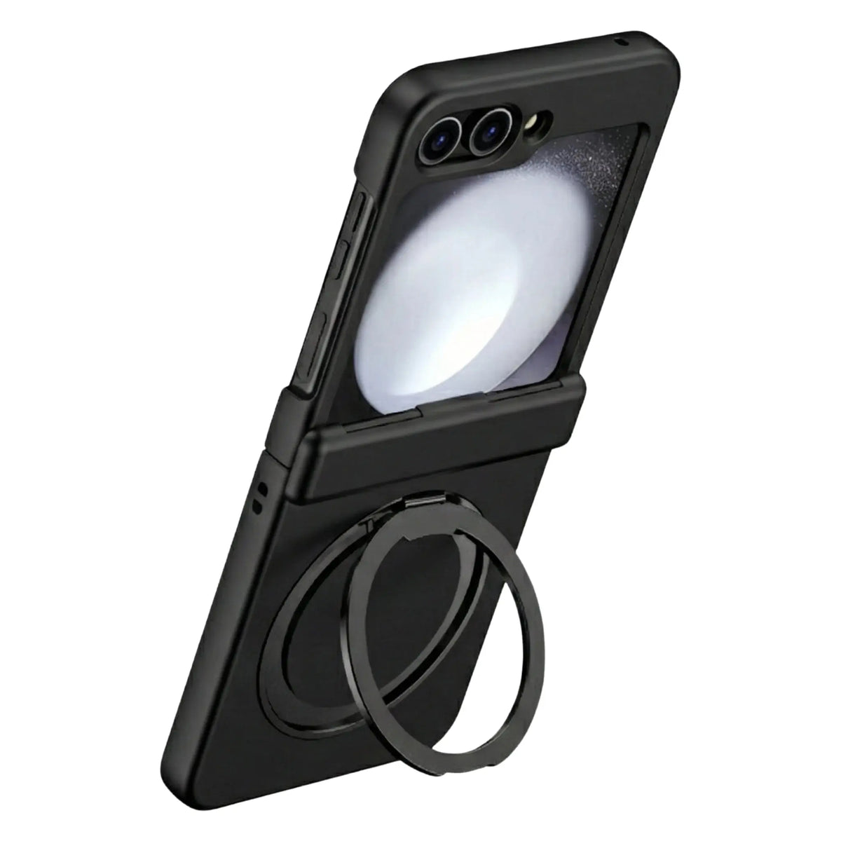 Axon F3 Galaxy Z Flip case ring used as kickstand