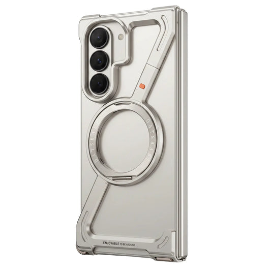 Halo M1 Galaxy Z Fold aluminium case in Titanium, Black and Blue
