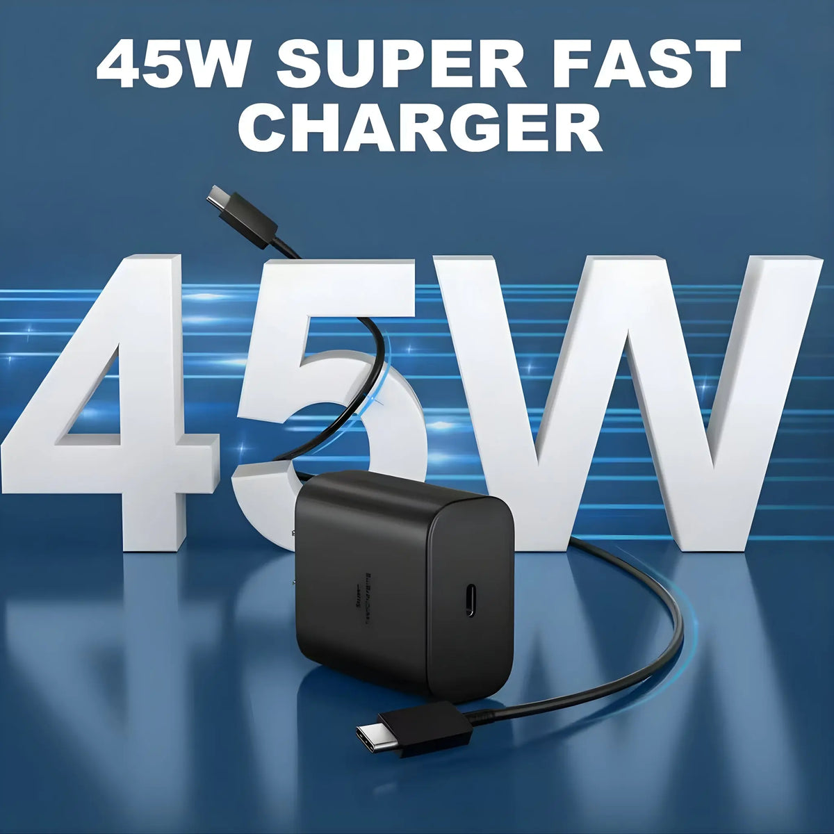45W Super Fast Charger Wall USB-C Adapter