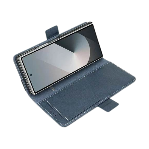 Commuter C1 Galaxy Z Fold case feature diagram - hidden kickstand