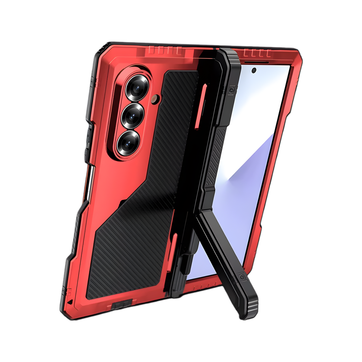 Vanguard H1 Galaxy Z Fold case feature diagram - MIL-STD-810H protection