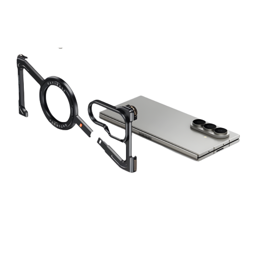 Halo M1 Galaxy Z Fold case feature diagram - 120-degree stand