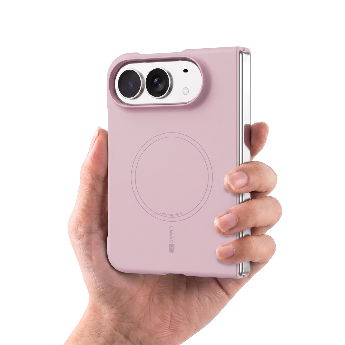 Apex M3 iPhone Duo case in Pink held in hand