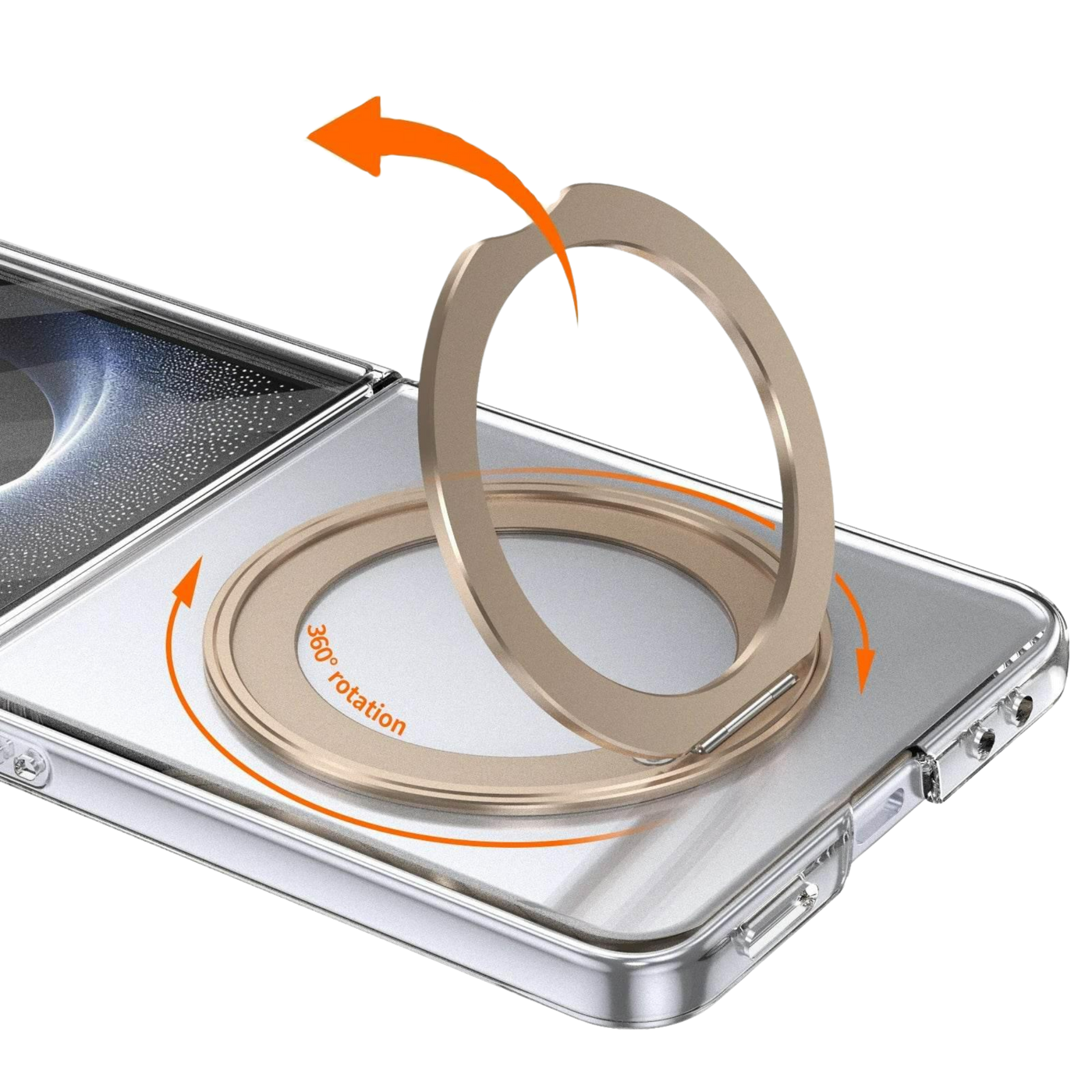 Ring – Drehen zum Greifen, Kippen zum Aufstellen