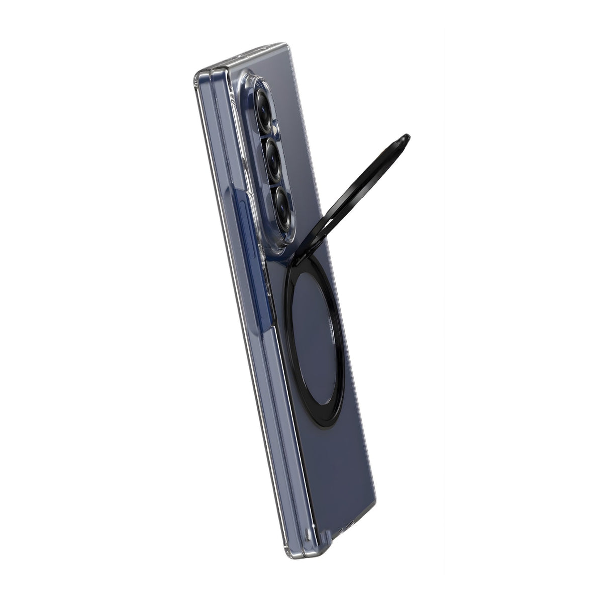 Axon M1 Galaxy Z Fold case feature diagram - camera protection - Black