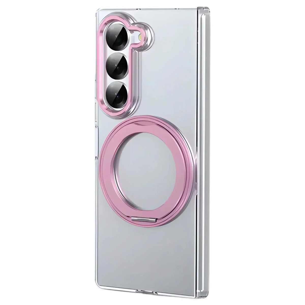 Axon M1 clear Galaxy Z Fold case in Pink