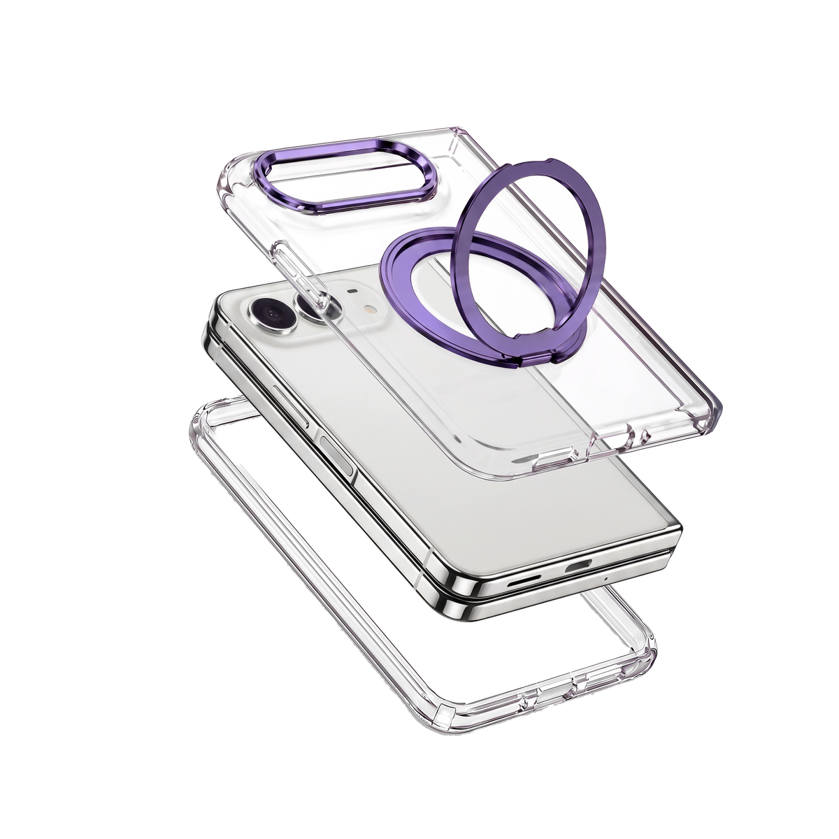 Axon M1 — MagSafe Case with 360° Rotating Ring for Galaxy Z Fold 8 Ultra, 8, 7, 6, 5 & iPhone Duo
