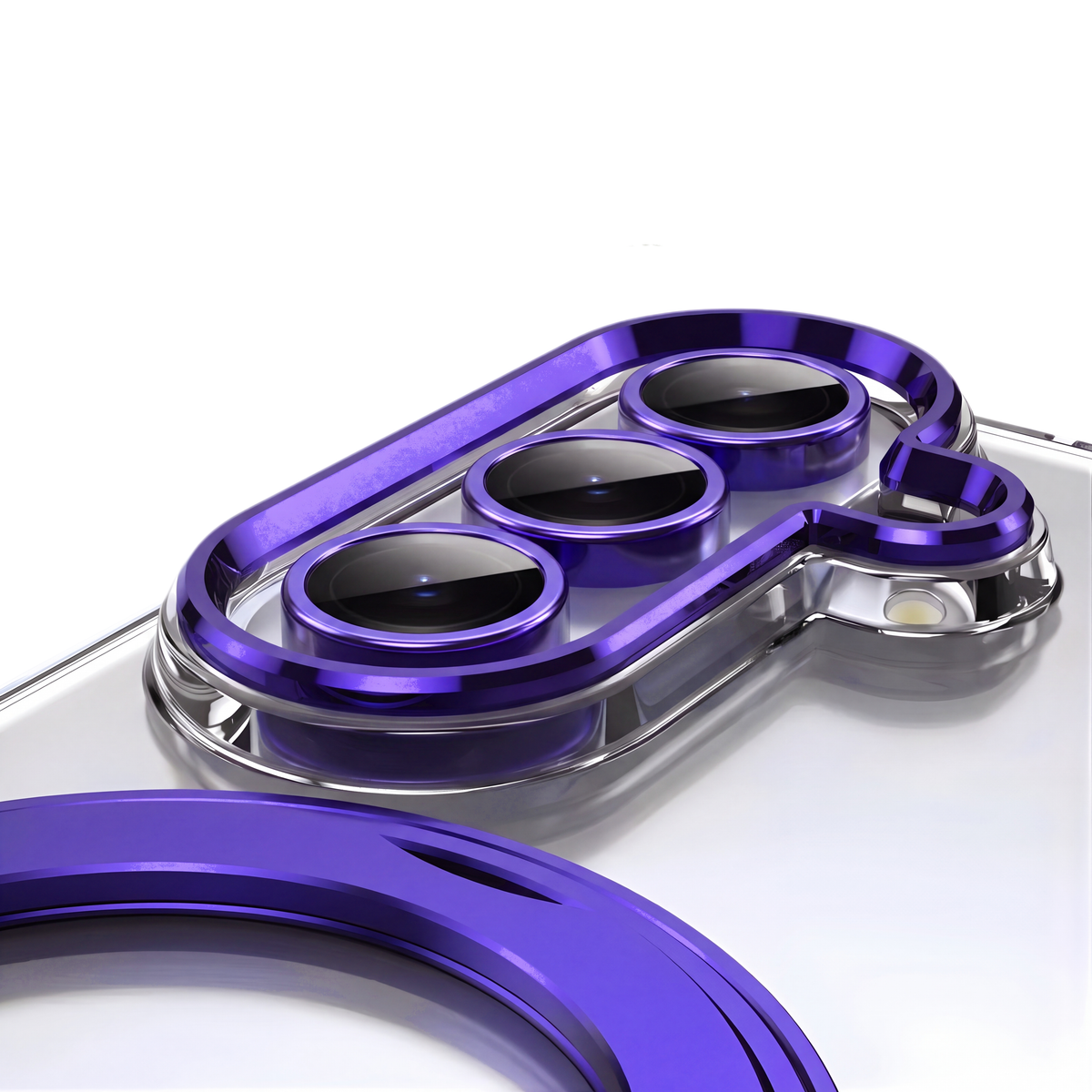Axon M1 raised camera edge feature - Purple