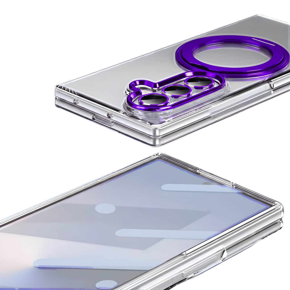 Axon M1 case back with MagSafe ring feature - Purple