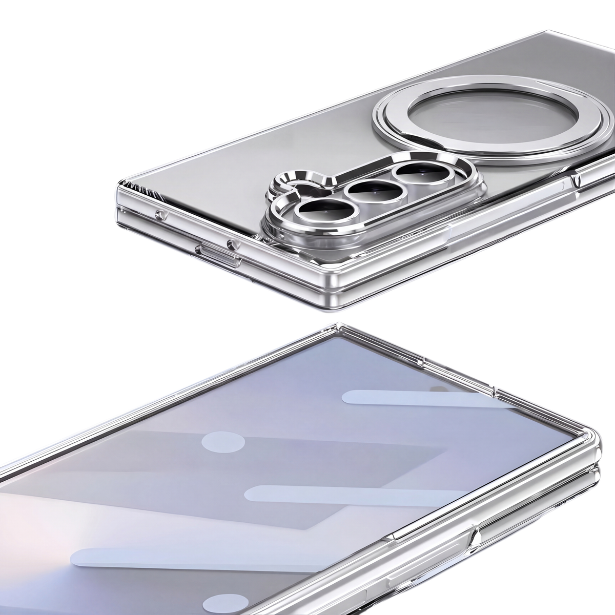 Axon M1 case back with MagSafe ring feature - Silver