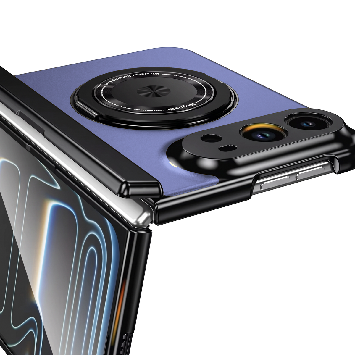 Axon M2 iPhone Duo Blue raised edge protection