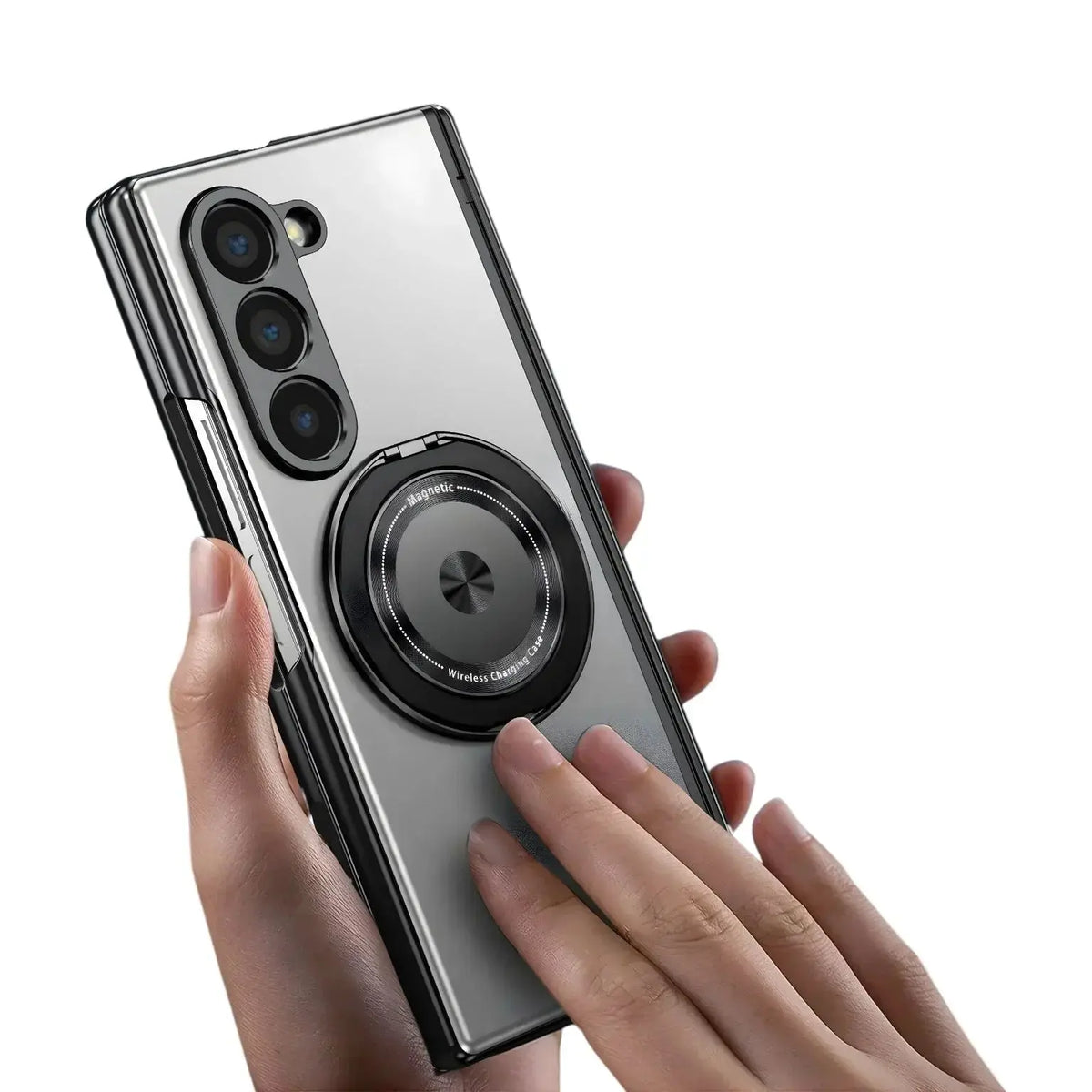 Axon M2 Galaxy Z Fold hinge rotation case detail