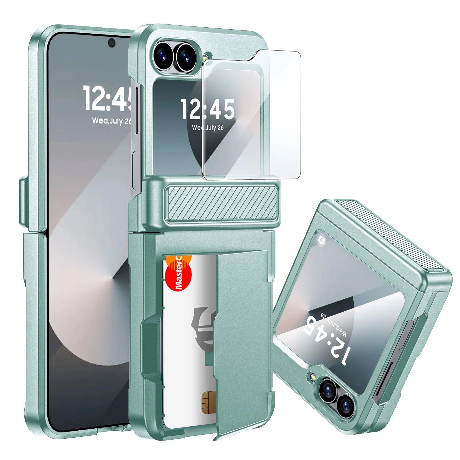 Built-In Screen Protector Shockproof Case For Samsung Galaxy Z Flip 6 - FoldifyCase