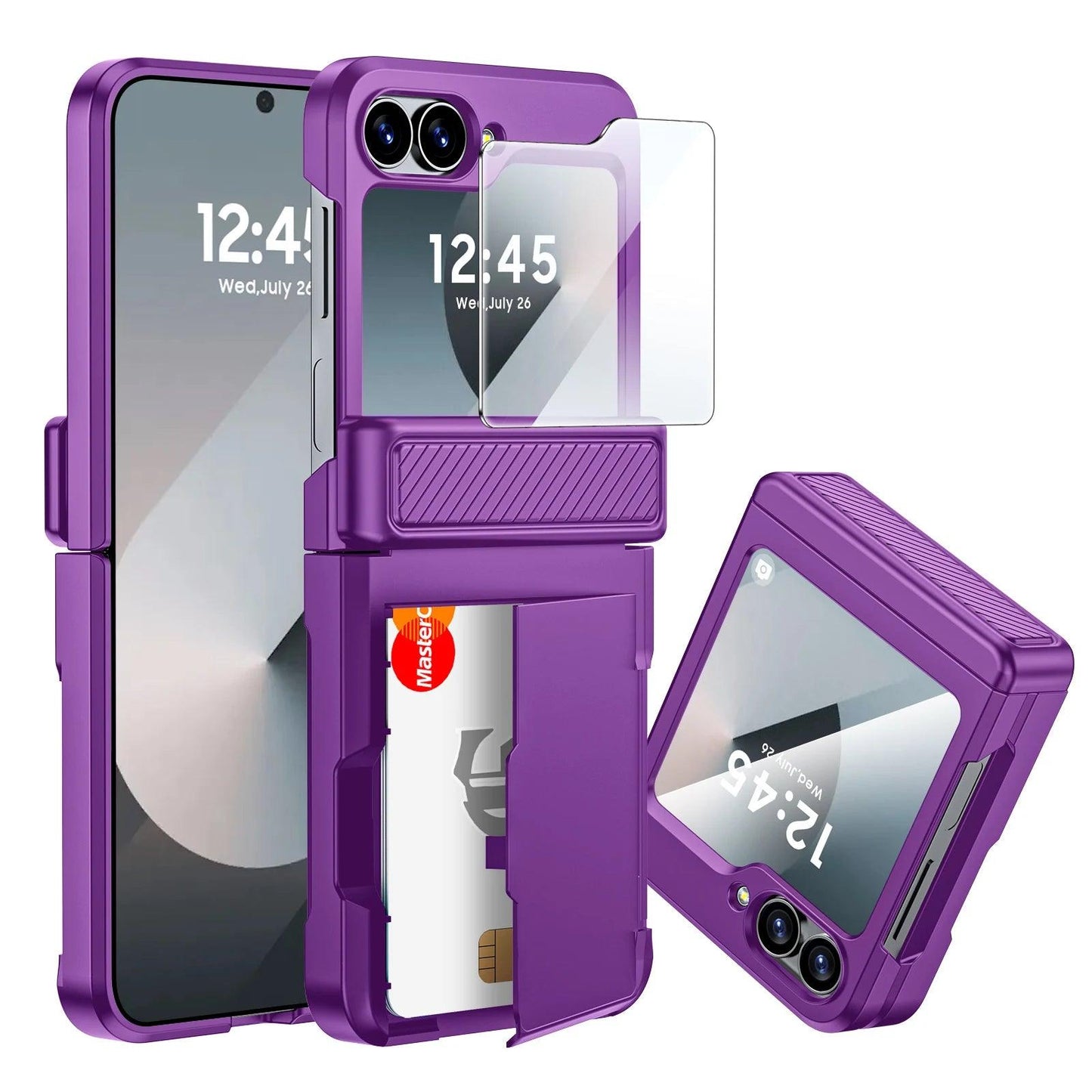 Built-In Screen Protector Shockproof Case For Samsung Galaxy Z Flip 6 - FoldifyCase