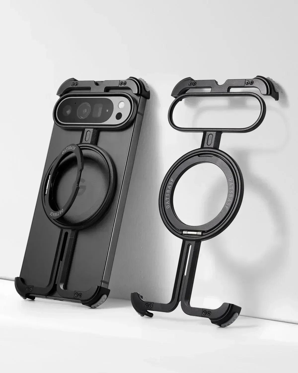 Metal Frameless Case With Magsafe Stand For Google Pixel 9 Pro Fold - FoldifyCase