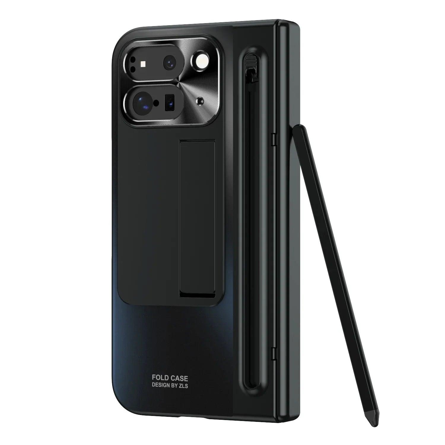 Full Protection Glass Film Plating Hinge Case For Google Pixel 9 Pro Fold - FoldifyCase