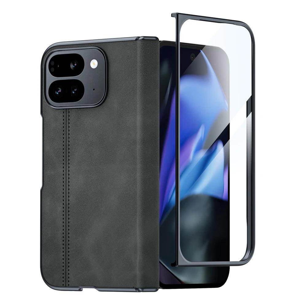 Sheepskin Texture Magnetic Hinge Protective Case For Google Pixel 9 Pro Fold - FoldifyCase