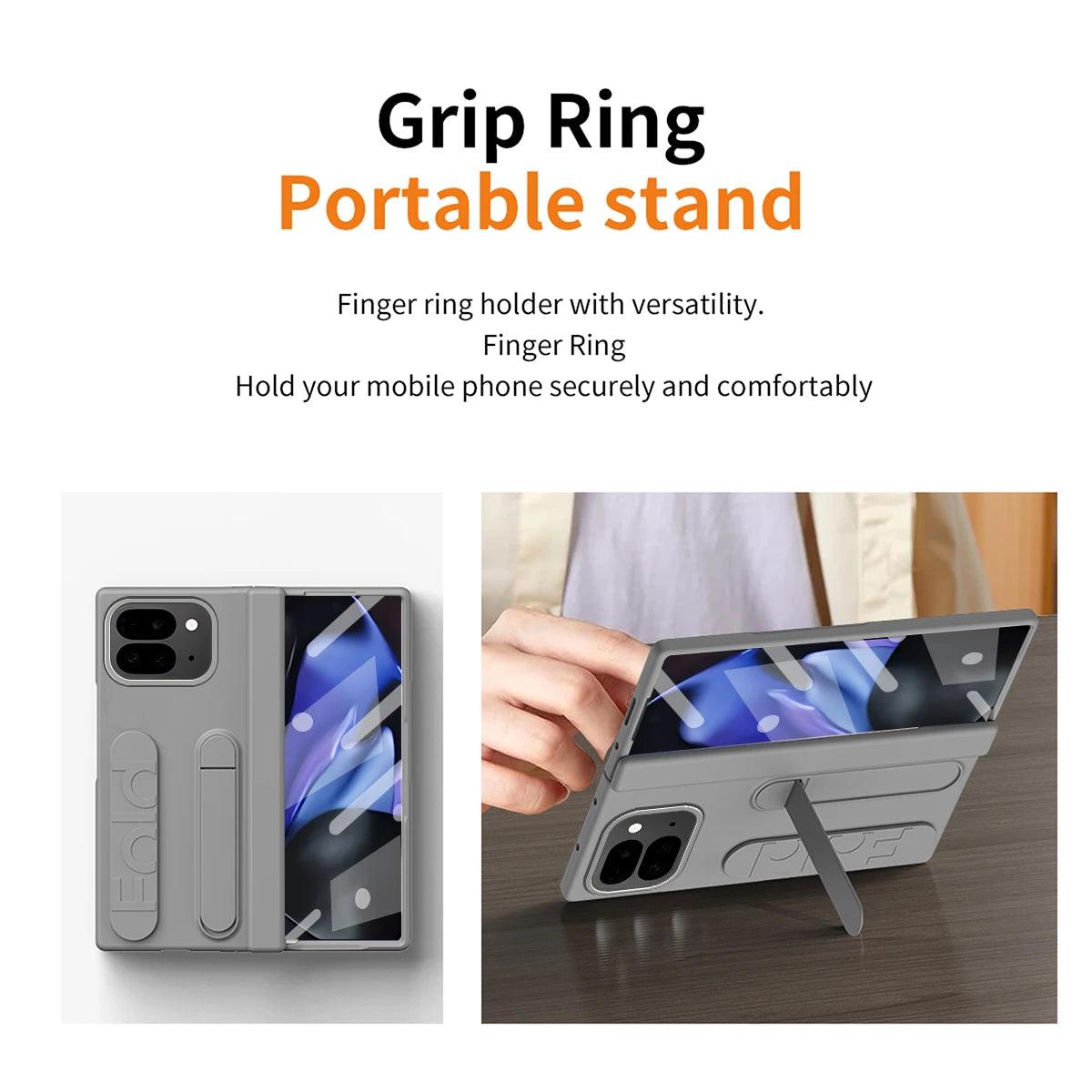 Case Skin Friendly With Elastic Wrist Band For Google Pixel 9 Pro Fold - FoldifyCase