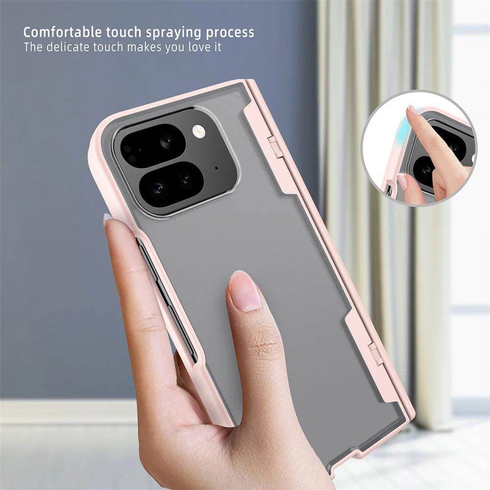 Luxury Transparent Hinge Protection Case For Google Pixel 9 Pro Fold - FoldifyCase