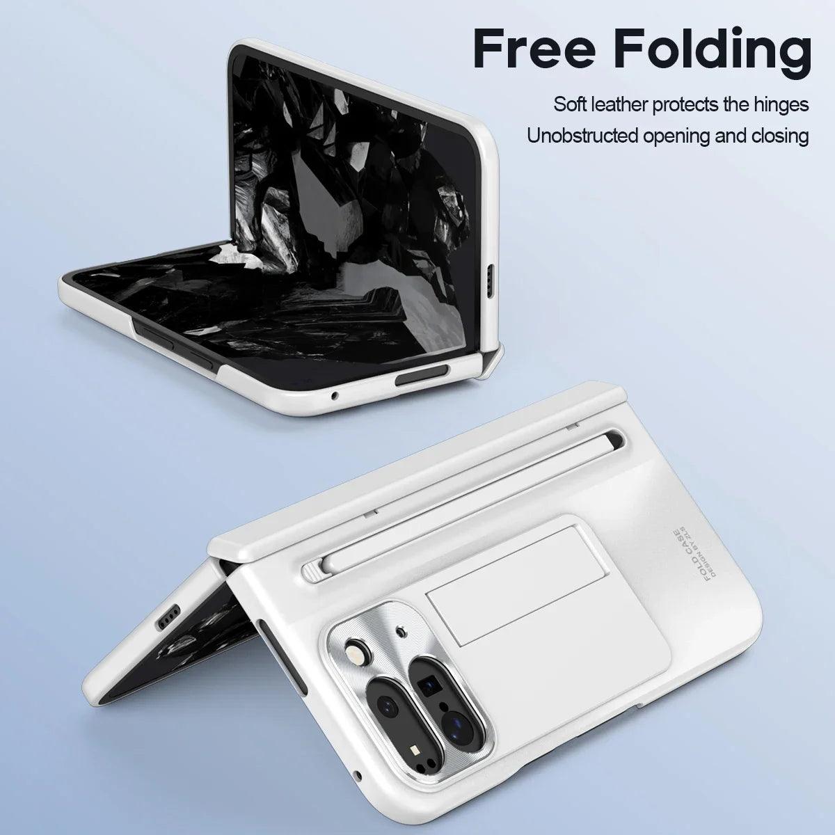 Full Protection Glass Film Plating Hinge Case For Google Pixel 9 Pro Fold - FoldifyCase