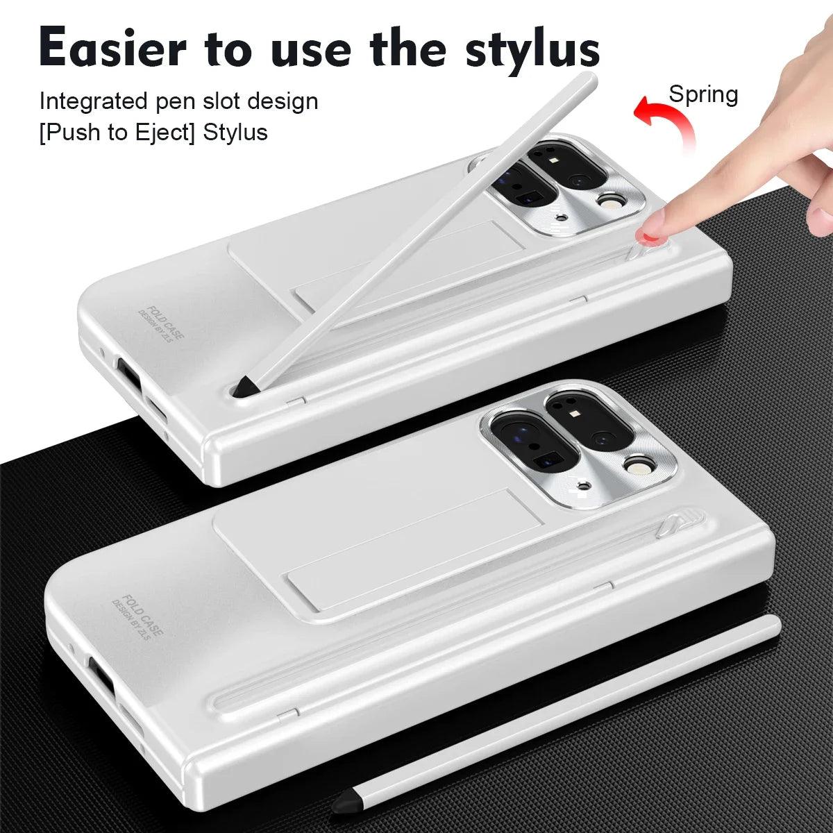 Full Protection Glass Film Plating Hinge Case For Google Pixel 9 Pro Fold - FoldifyCase