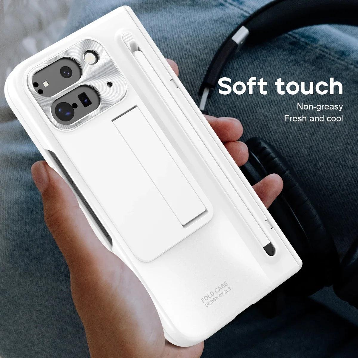 Full Protection Glass Film Plating Hinge Case For Google Pixel 9 Pro Fold - FoldifyCase