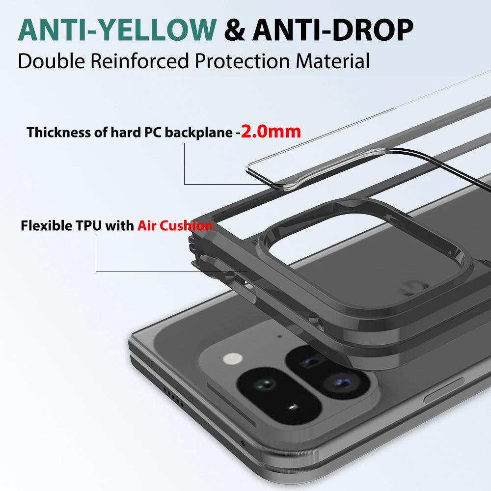 Luxury Acrylic Transparent Folding Cover For Google Pixel 9 Pro Fold - FoldifyCase