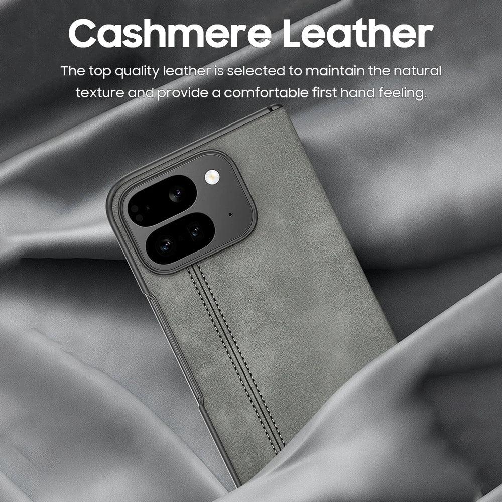 Sheepskin Texture Magnetic Hinge Protective Case For Google Pixel 9 Pro Fold - FoldifyCase