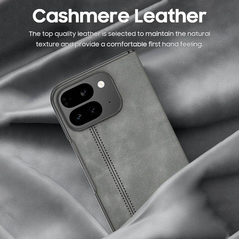 Sheepskin Texture Magnetic Hinge Protective Case For Google Pixel 9 Pro Fold - FoldifyCase