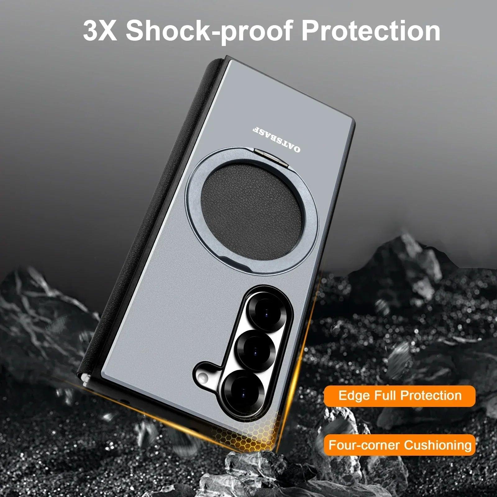 Magsafe Ring With 360° Kickstand Rotatable For Samsung Galaxy Z Fold Series - FoldifyCase