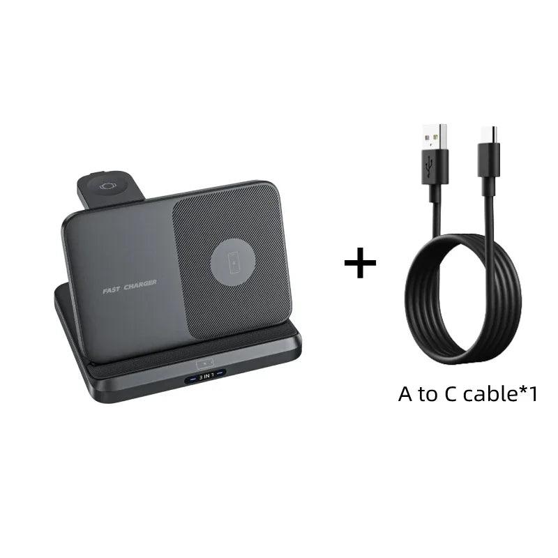 3 in 1 Wireless Charger Station For Samsung Galaxy Z Fold/Flip Series - FoldifyCase