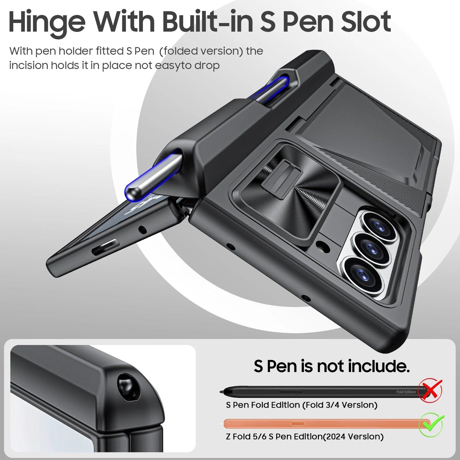 S Pen Card Holder Case For Samsung Galaxy Z Fold 6 - FoldifyCase