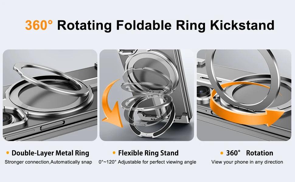 Magsafe Ring Stand Frameless Minimalist Case For Samsung Galaxy Z Fold Series - FoldifyCase