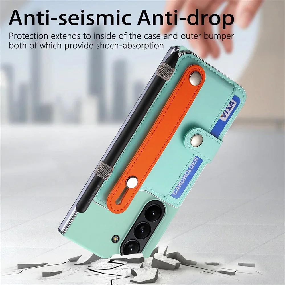 Card Slot Wallet Case with Pen Holder For Samsung Galaxy Z Fold Series - FoldifyCase