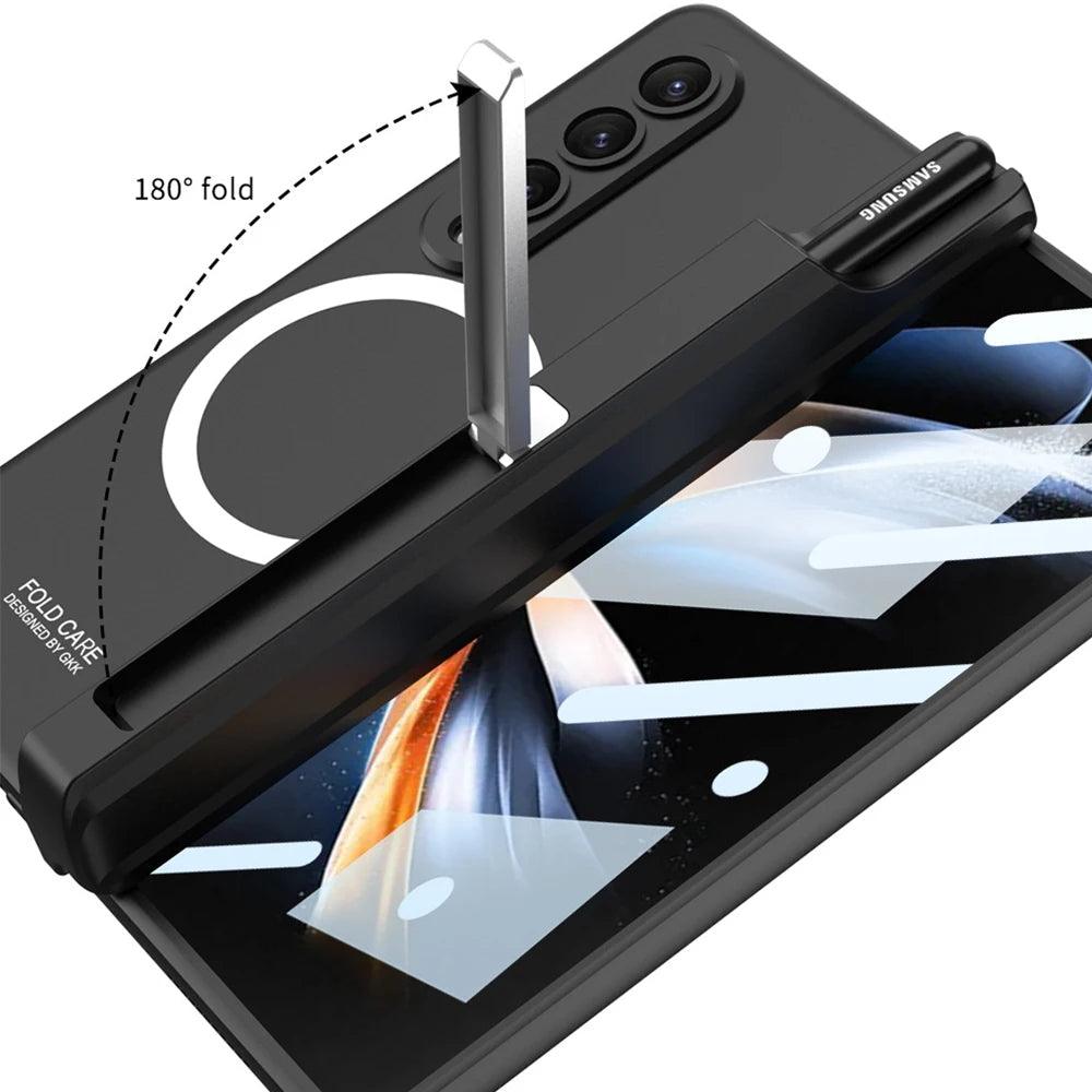 Magnetic Hinge Pen Holder Stand For Samsung Galaxy Z Fold Series - FoldifyCase
