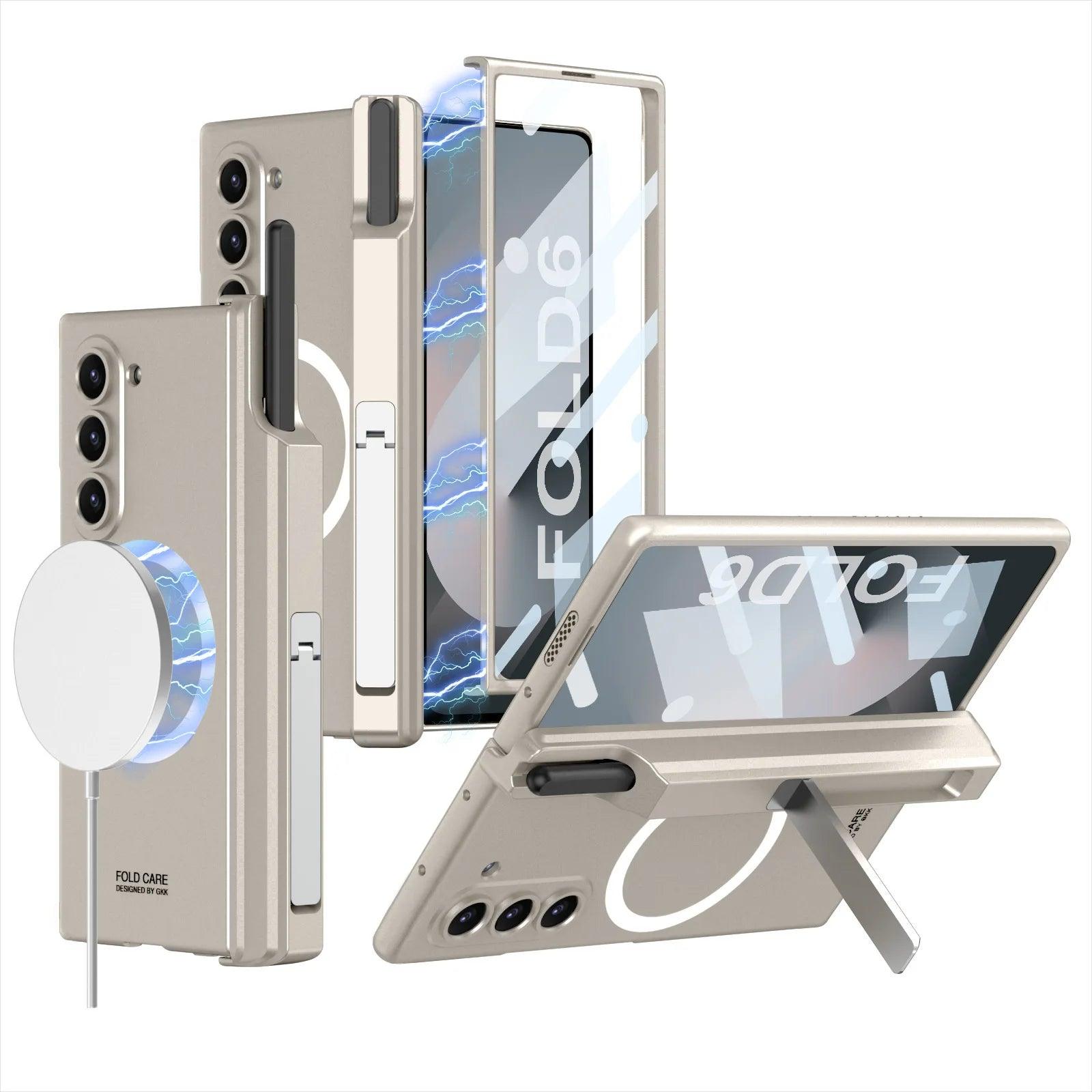 Magnetic Hinge Pen Holder Stand For Samsung Galaxy Z Fold Series - FoldifyCase