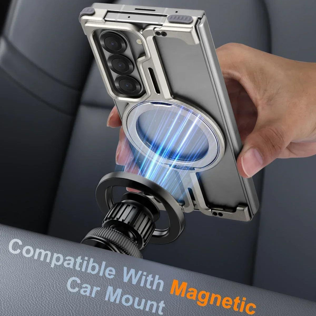 Magsafe Ring Stand Frameless Minimalist Case For Samsung Galaxy Z Fold Series - FoldifyCase