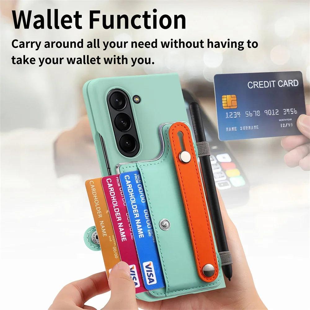 Card Slot Wallet Case with Pen Holder For Samsung Galaxy Z Fold Series - FoldifyCase