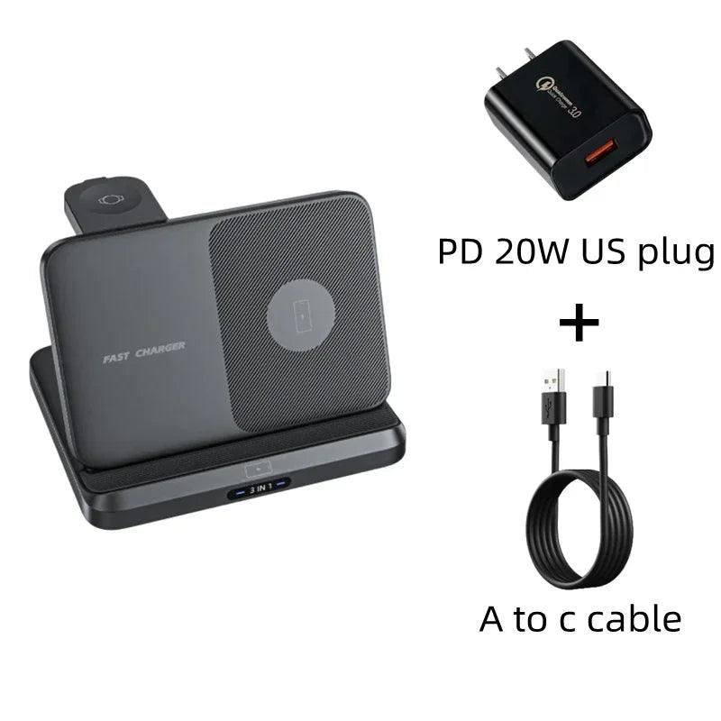 3 in 1 Wireless Charger Station For Samsung Galaxy Z Fold/Flip Series - FoldifyCase