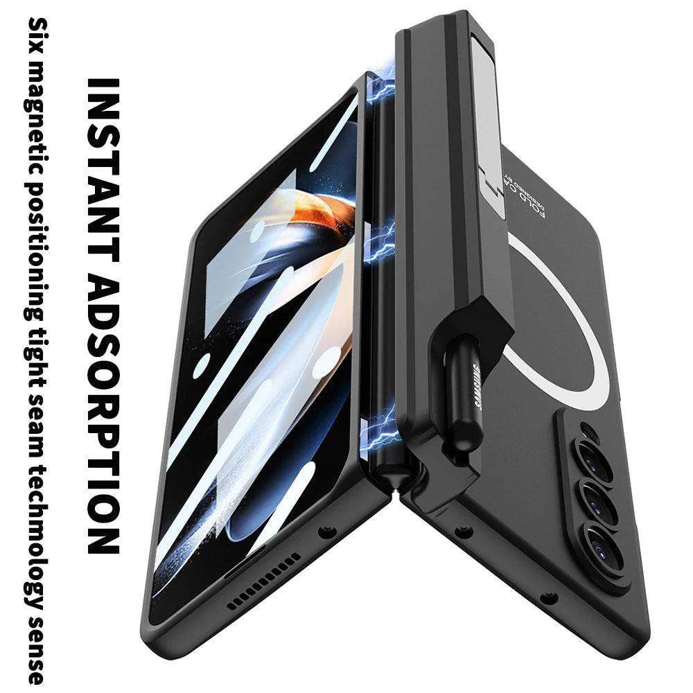 Magnetic Hinge Pen Holder Stand For Samsung Galaxy Z Fold Series - FoldifyCase